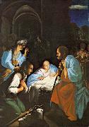 The Birth of Christ  f SARACENI, Carlo